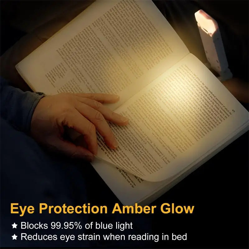 Luz de Lectura LED Recargable USB con Protección Ocular