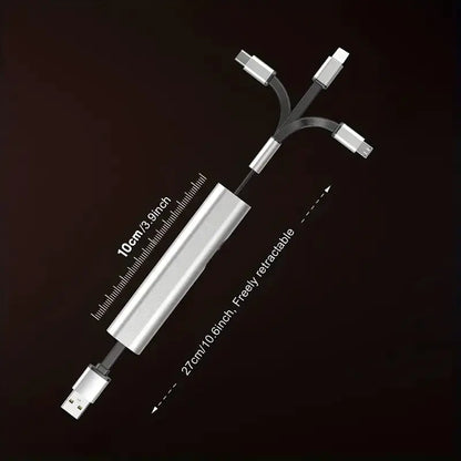 Cable Telescópico Multi-Conector - Tipo-C/Micro/Apple
