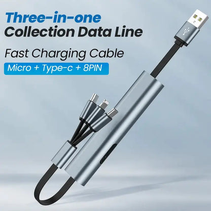 Cable Telescópico Multi-Conector - Tipo-C/Micro/Apple