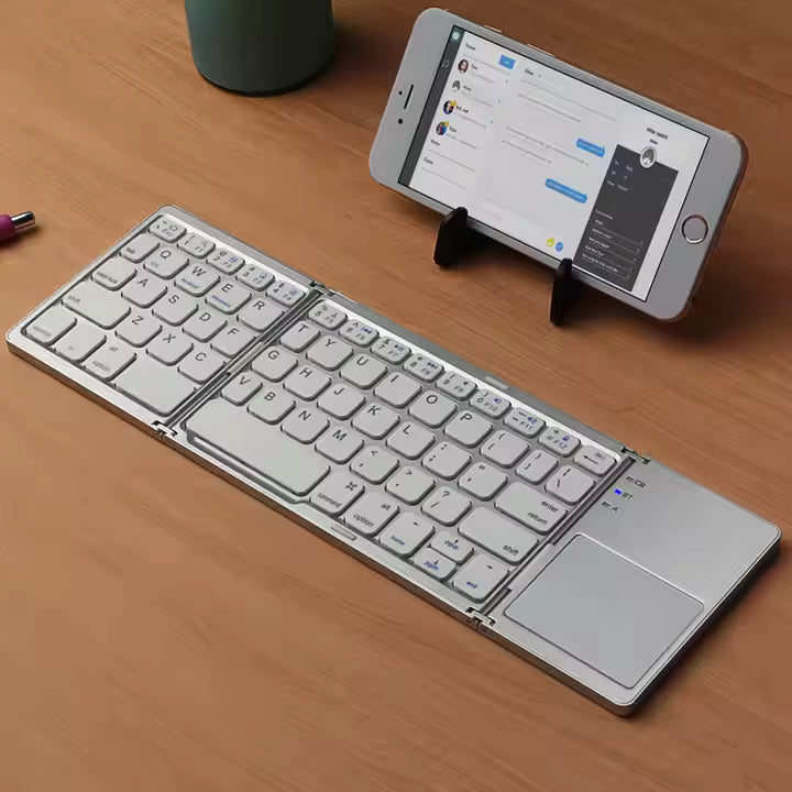 Mini Teclado Inalámbrico Bluetooth Plegable BO33